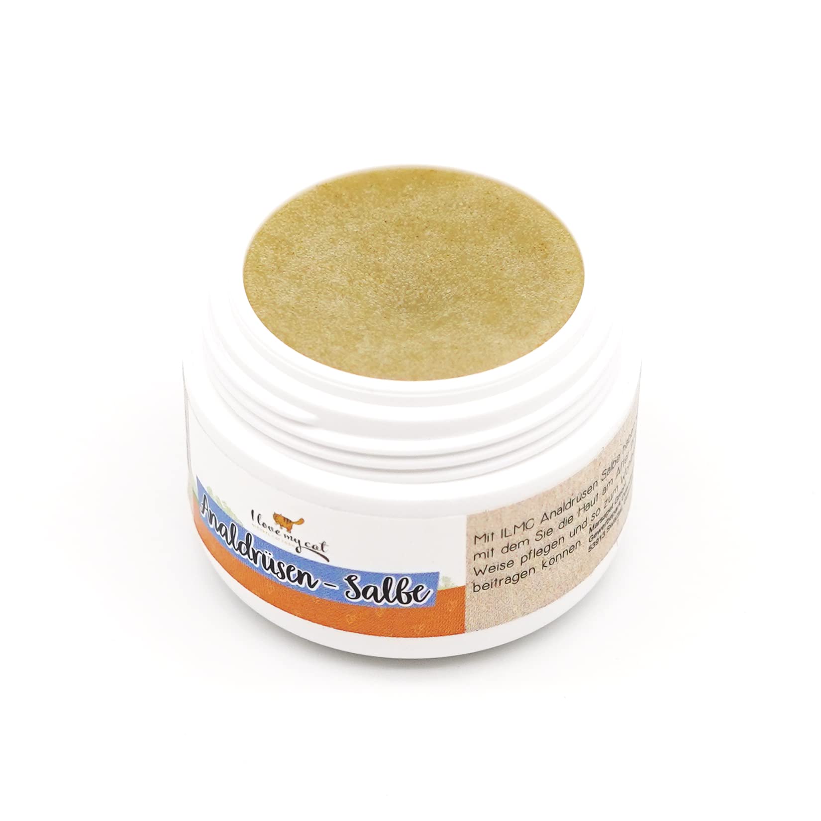 I Love My Cat - Pomada para glándulas anales para Gatos - 30 ml. Crema Natural para el Cuidado de la Piel de los Gatos, calmante e hidratante, elaborada con Ingredientes seleccionados.