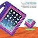 HDE Case for iPad 2 3 4 Kids Shockproof bumper Hard Cover Handle Stand with Built in Screen Protector for Apple iPad 2nd 3rd 4th Generation (Purple Pink)