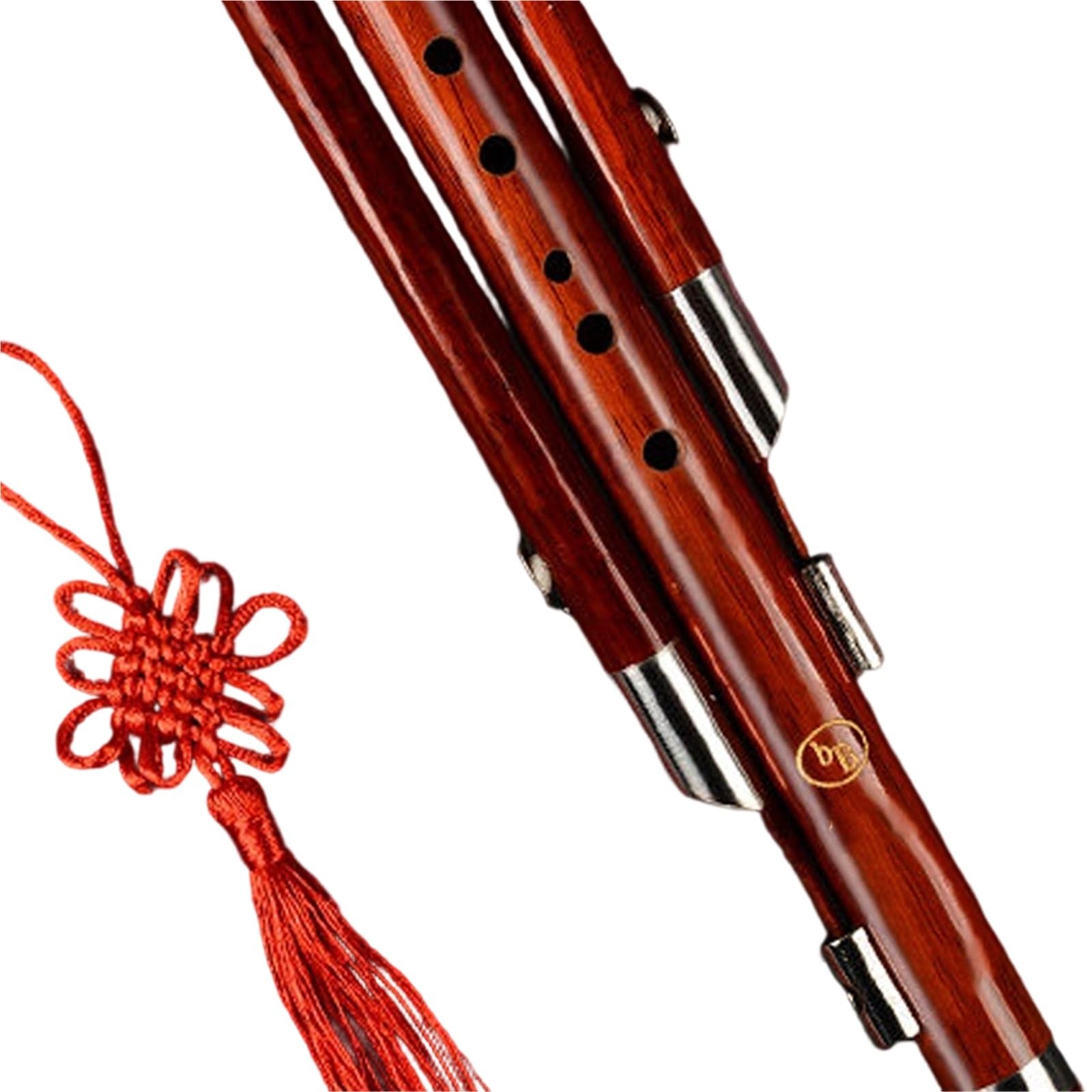 Hulusi Flute Hulusi Flute C Dur B Płaski Profesjonalny Instrument Wykonany Z Czerwonego Hebanu Drzewa Sandałowego(B-flat red sandalwood)