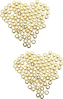 VILLCASE 100 Conjuntos De Botão De Olho De Ar Ilhós Artesanais Fixadores De Roupas Ilhós E Ilhós Anéis De Parafuso De Metal Ilhós De Roupas Ilhós De Couro Ilhós De Costura Kit De