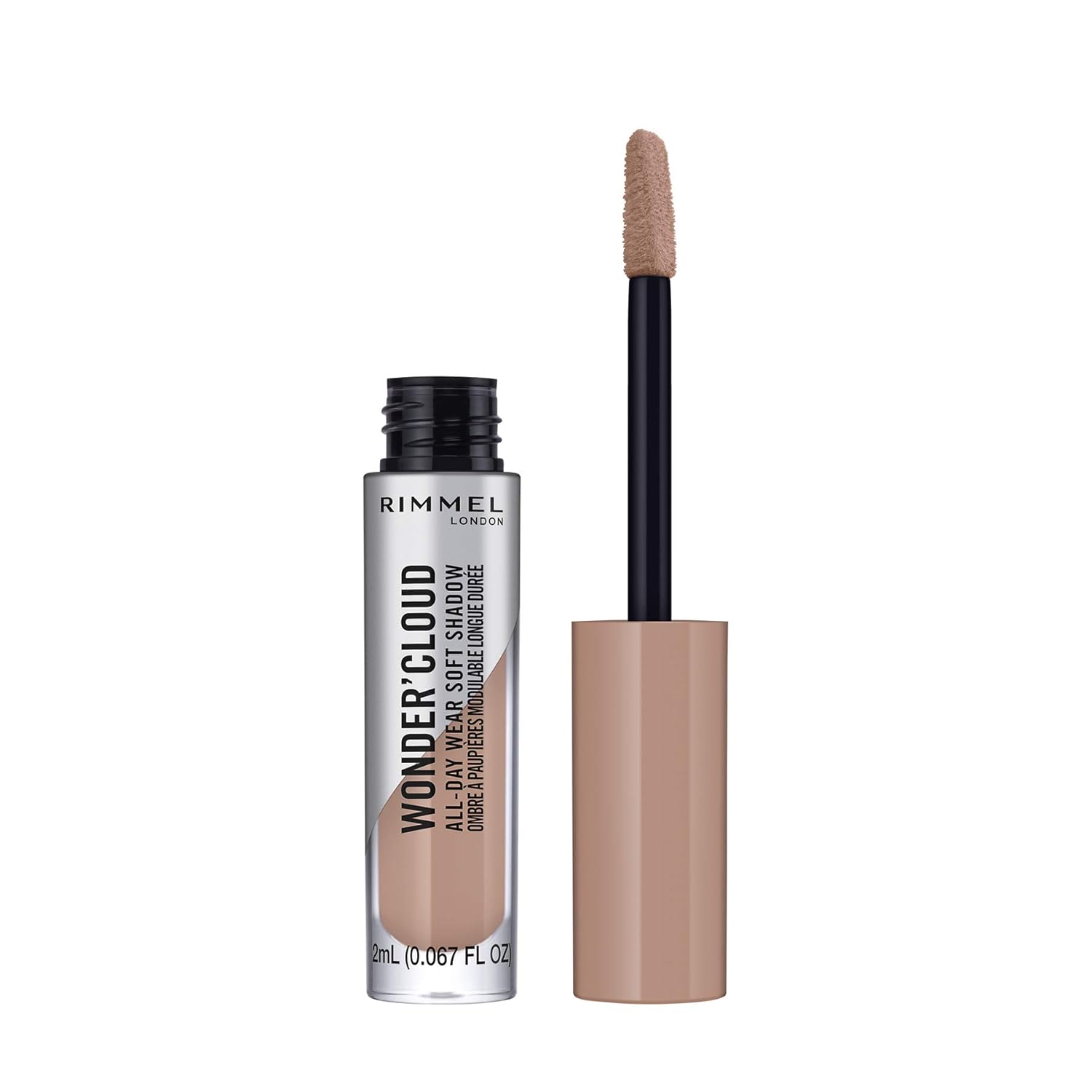 Rimmel London Wonder’Cloud Eyeshadow, Buildable, Long-Wearing, Built-In Primer, 002, Foggy Beige, 0.06oz Rimmel London Wonder’Cloud Eyeshadow, Buildable, Long-Wearing, Built-In Primer, 002, Foggy Beige, 0.06oz