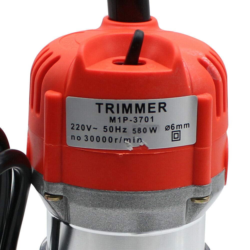 Frezarka górnowrzecionowa 1/4", elektryczna frezarka górnowrzecionowa, jednoręczna, profesjonalna frezarka do drewna, obróbka drewna, 800 W, 30000 obr./min