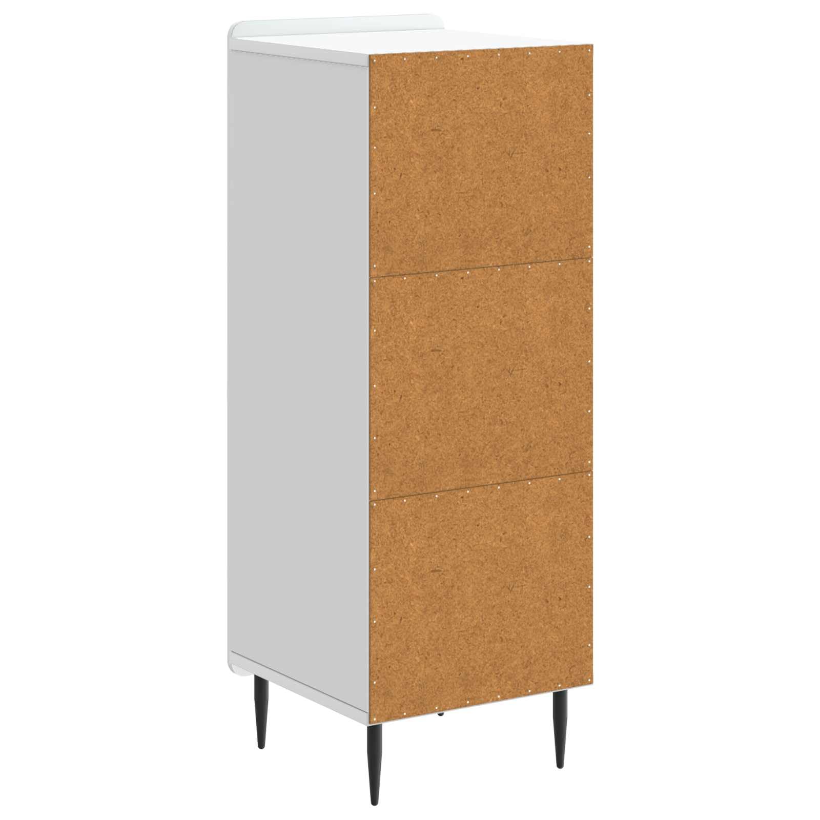 Credenza bianca, 34,5 x 33 x 92 cm, in legno