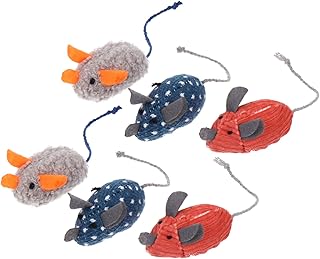 Ipetboom 6 Pçs Brinquedo De Gato Brinquedo De Limpeza Travesseiro De Gato Brinquedos Para Mastigar Gato Gato Catnip Brinquedos Mastigador Brinquedos Para Cães Brinquedo Para Gato Juguetes