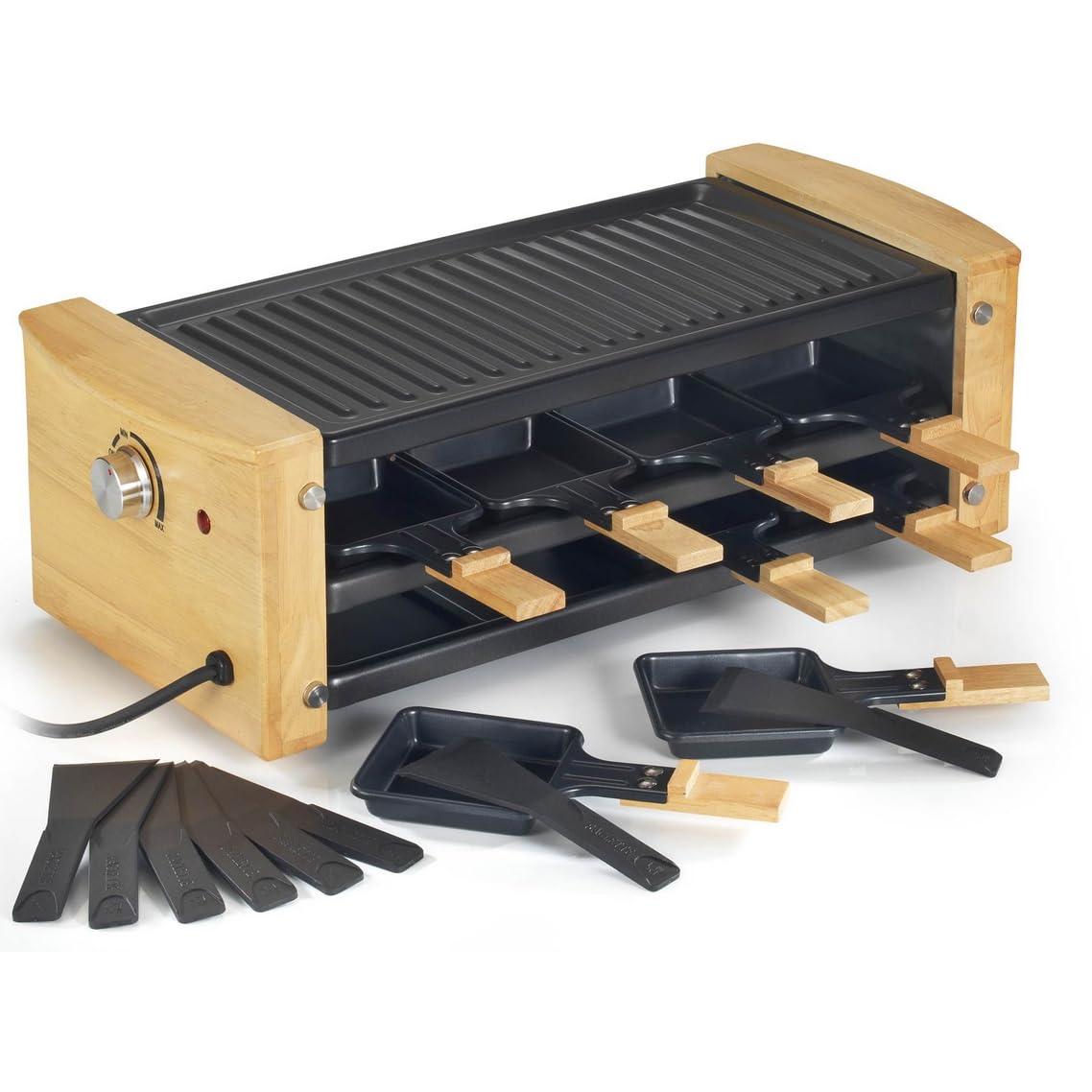 Appareil À Raclette 8 Personnes 1200w - KCWOOD.8RP
