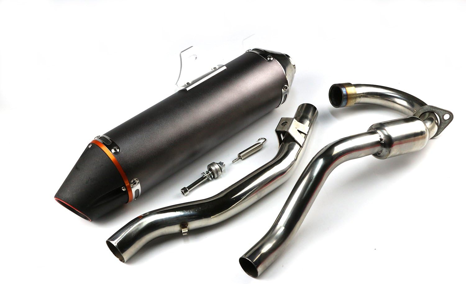 Motorcycle Full Exhaust Muffler Silence System Slip On for Honda CRF150F CRF230F 2003-2013 Titanium (1)