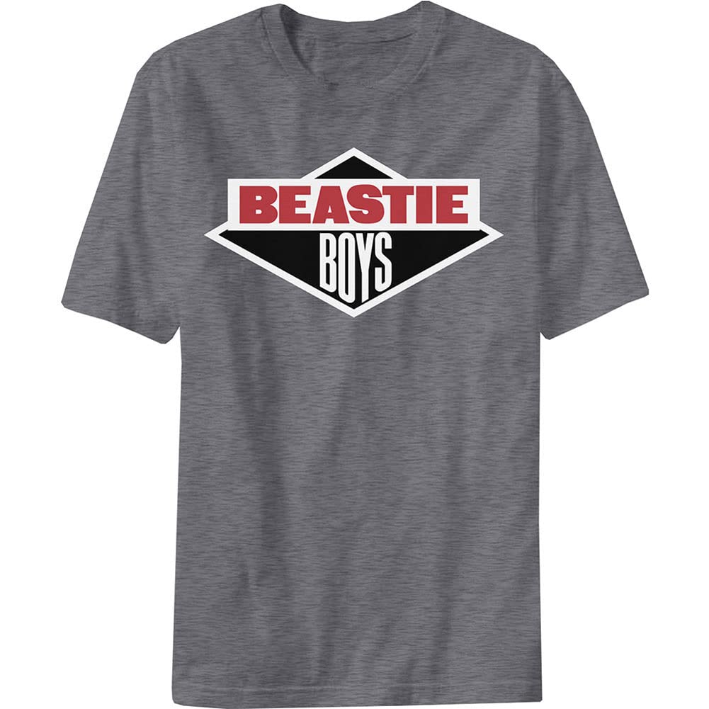The Beastie Boys T Shirt Band Logo Official Mens Grey L