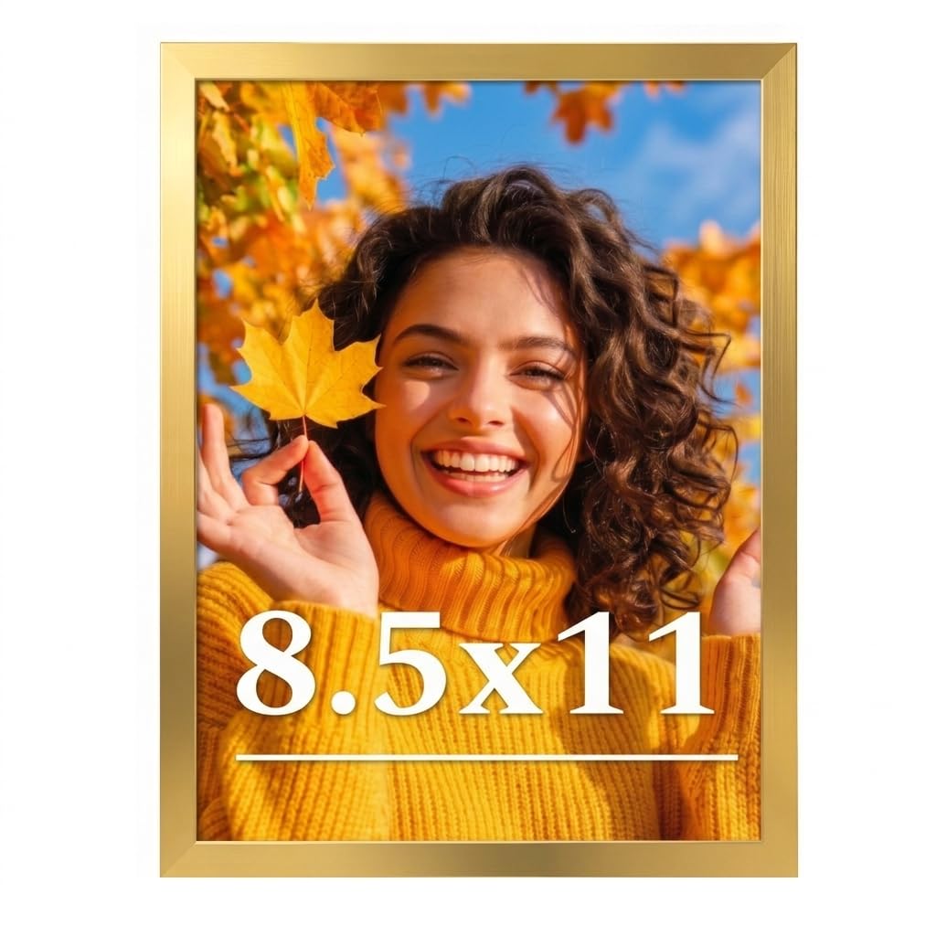 Photo 1 of Veleclo 8.5x11 Picture Frame - Gold