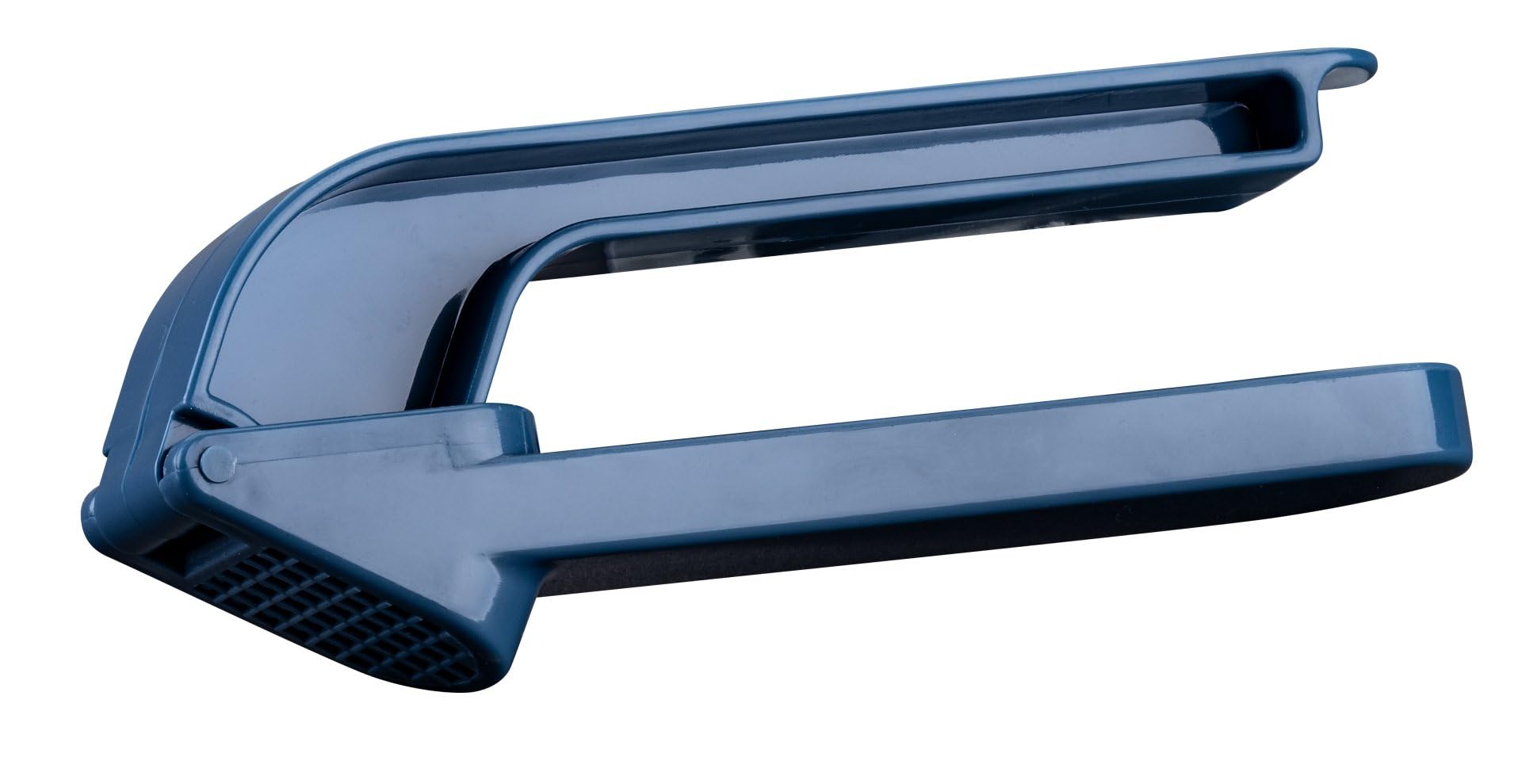 Fackelmann Essential Garlic Press - Ergonomic Design, Dark Blue, Lightweight & Dishwasher Safe