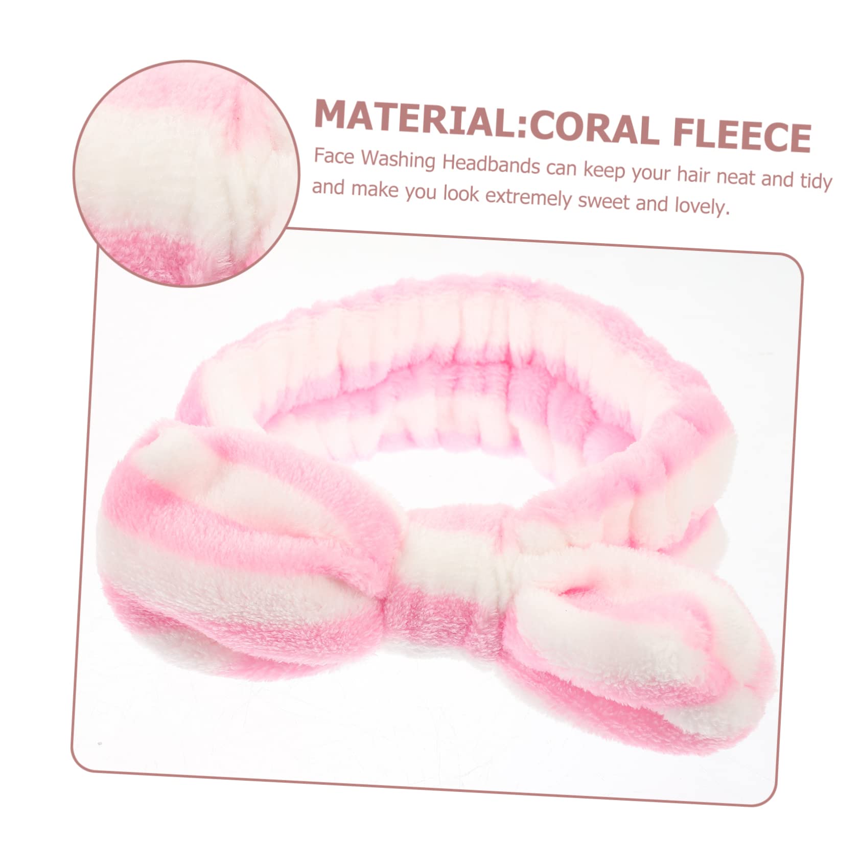 Healeved 18piezas Diademas De Fleece Para Maquillaje y Limpieza Facial Accesorios De Spa Suaves y Cómodos Para Mujeres y Niñas