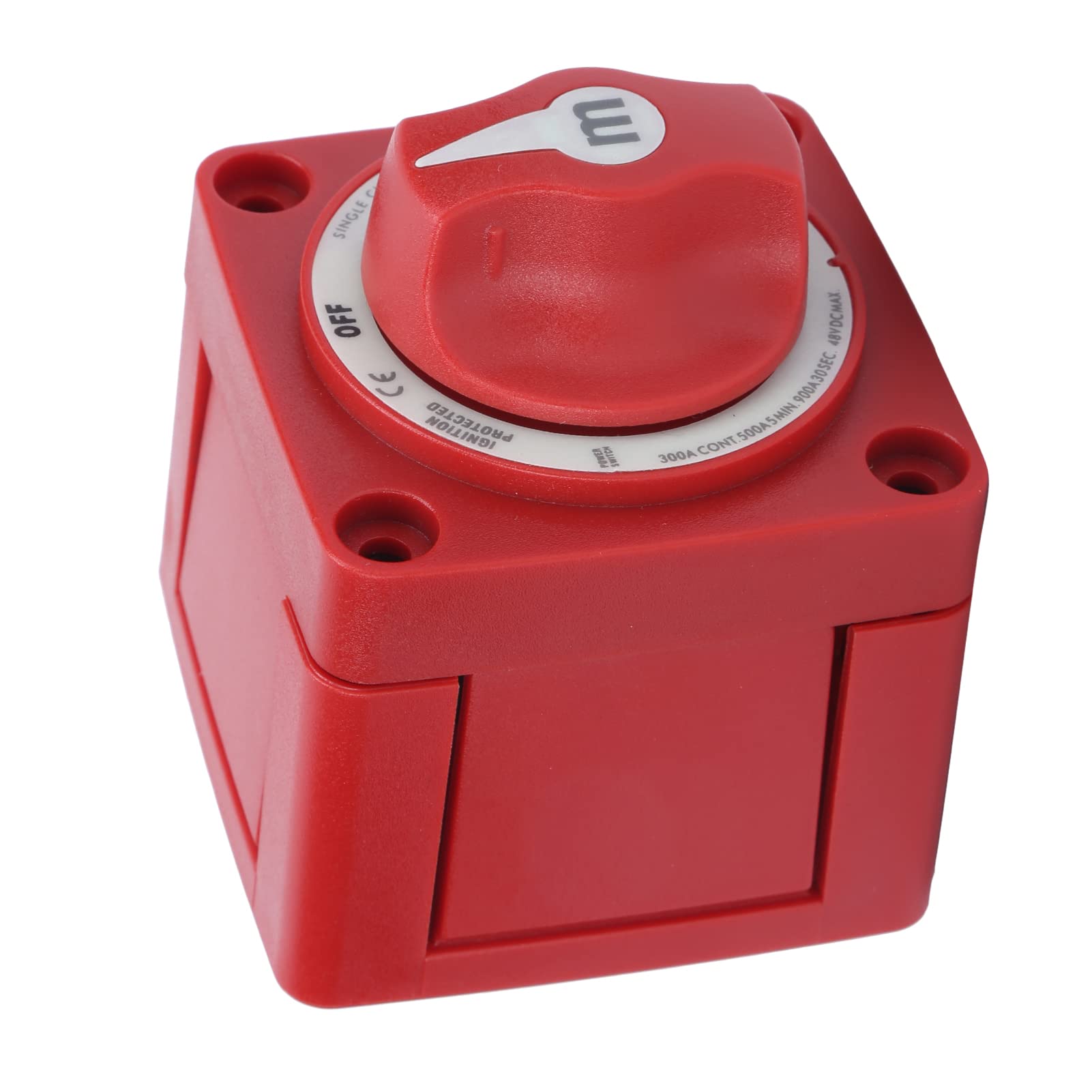 Battery Isolator Switch, Yacht Battery Switch 6006 with Protective Cover and Excellent Performance for Marine Boot