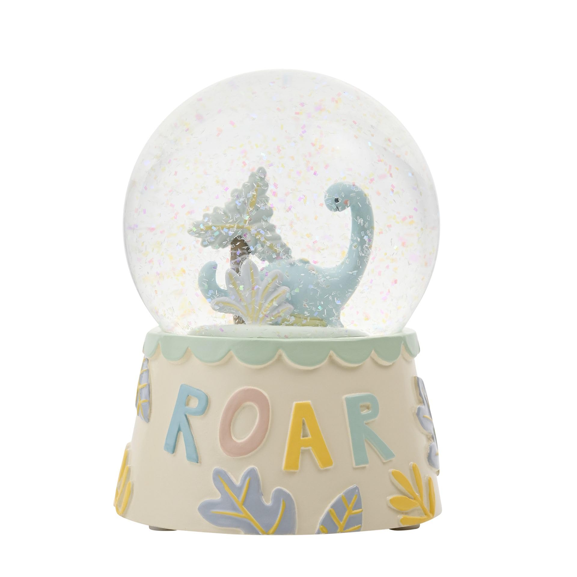 Chichi Unisex Multicolour Dinosaur Water Snow Globe - "Roar"