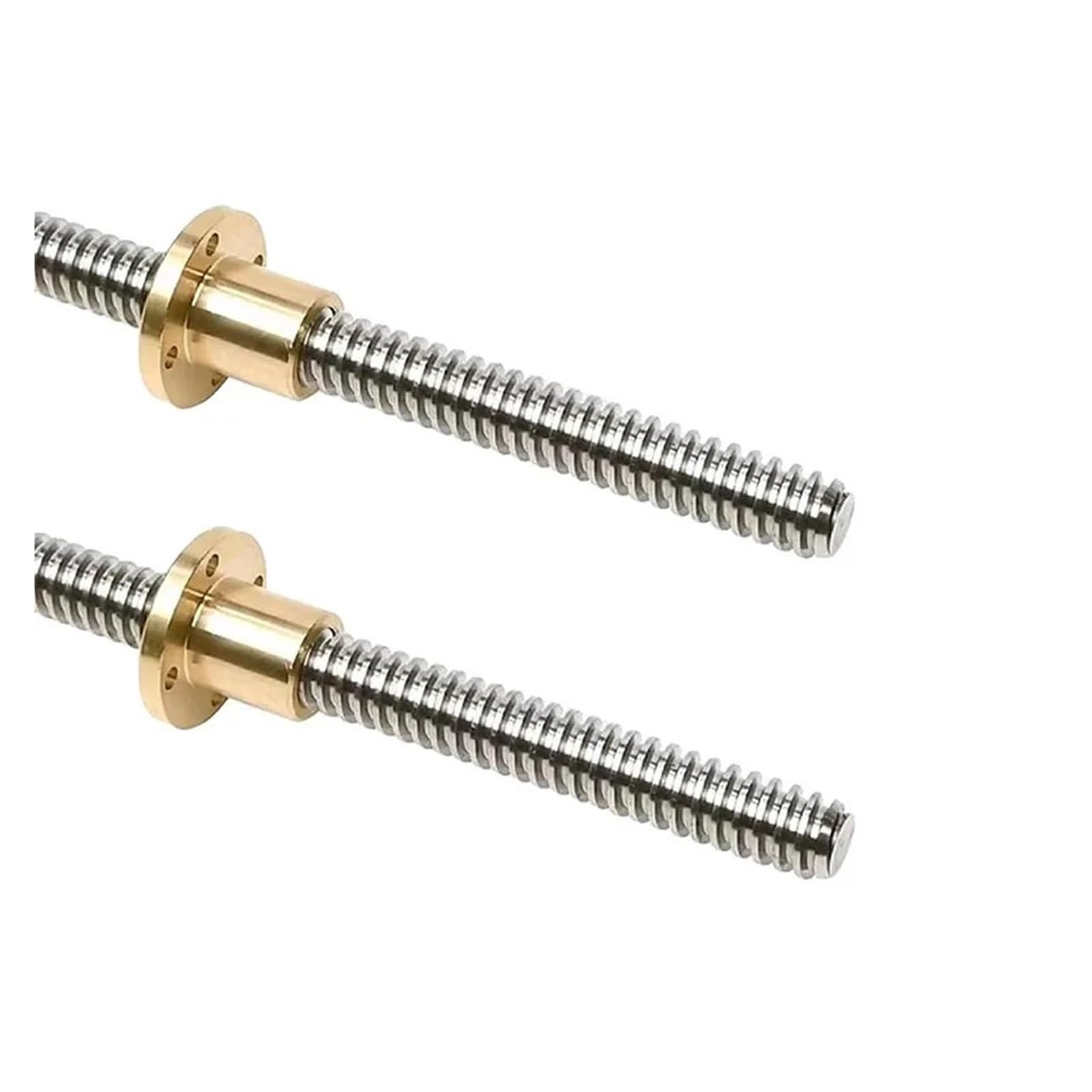 Metal Ball Screw nut 4pcs T12 Screw Lead 4mm Large Lead Trapezoidal Screw Screw Stepper Motor Screw Nut(1000mm)