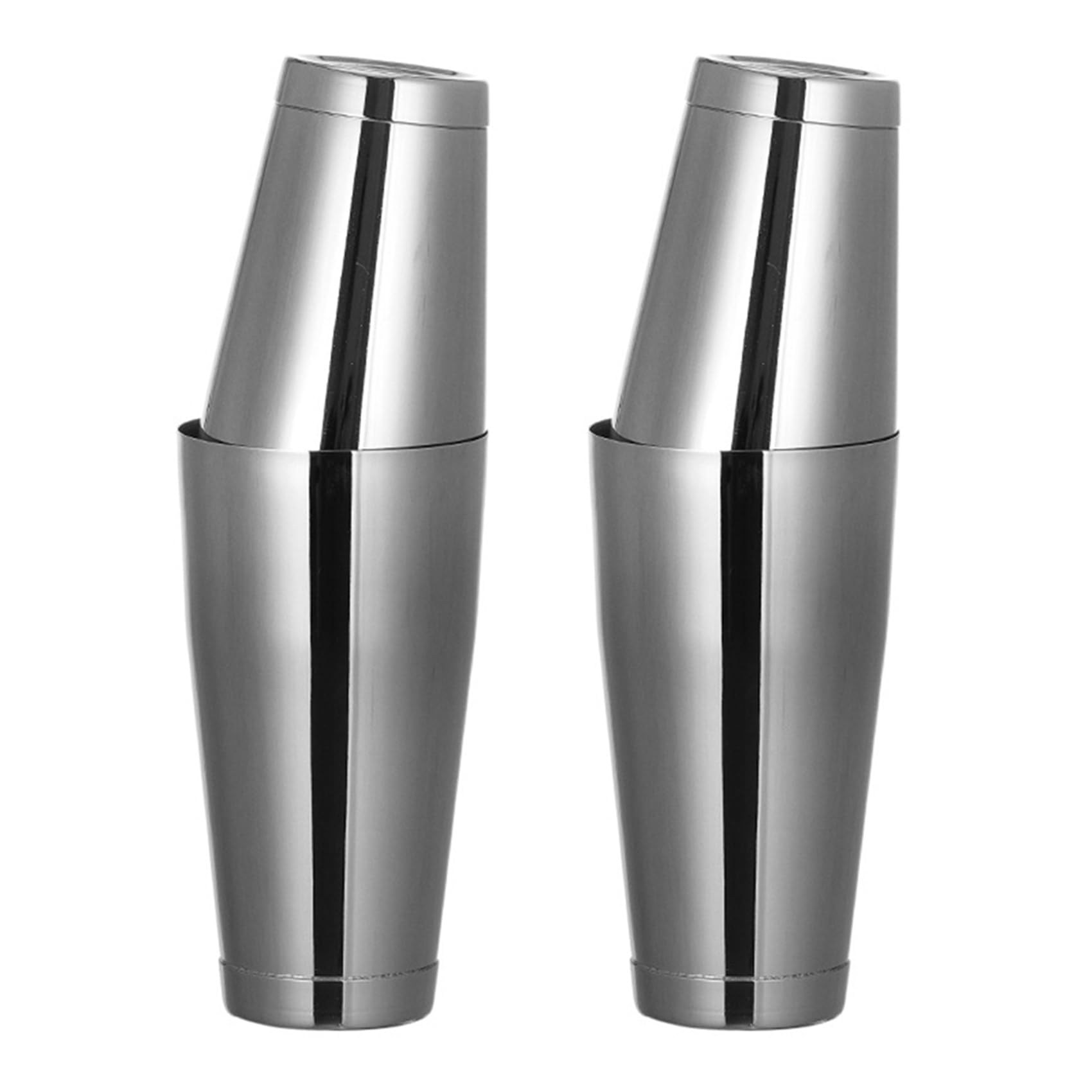 Hndhbfgrt 2X Cocktail Shaker, Bar Bartender Shaking Tins Weighted 28Oz Unweighted 18Oz Shakers Stainless Steel