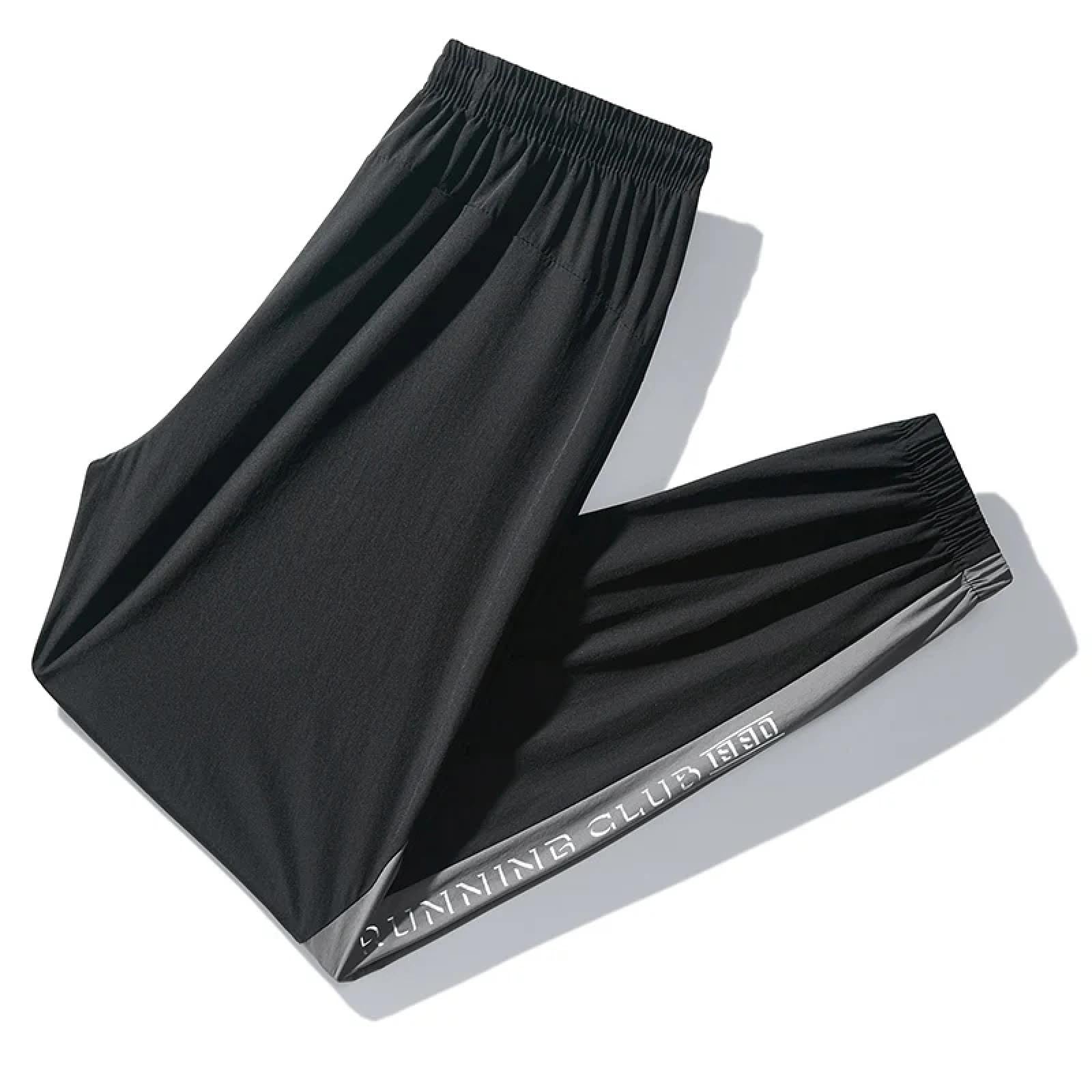 Pantalones De Enfriamiento De Hielo Transpirables para Hombre Joggers De Talla Grande Pantalones Elásticos para Hombre Pantalones De Chándal para Correr