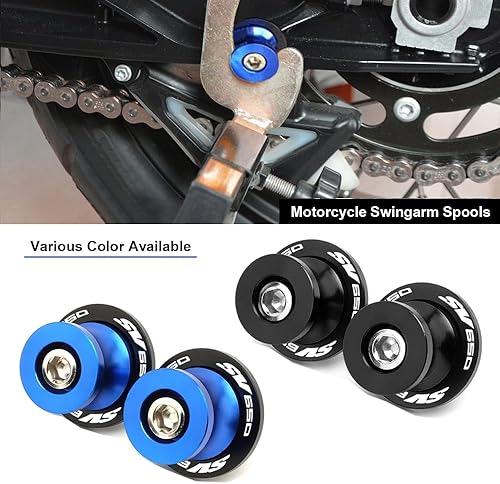 Miniatura 9 de Empuñadura universal para manillar de motocicleta de 78 pulgadas, 0.866 in, compatible con Suzuki SV650 SV 650 SV650X SV650S 2000-2022 (titanio)