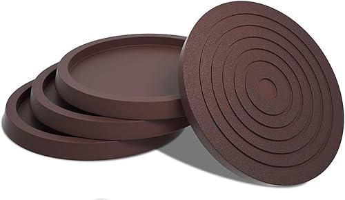 Almohadillas de goma antideslizantes para muebles, paquete de 4 unidades de 2.5 pulgadas