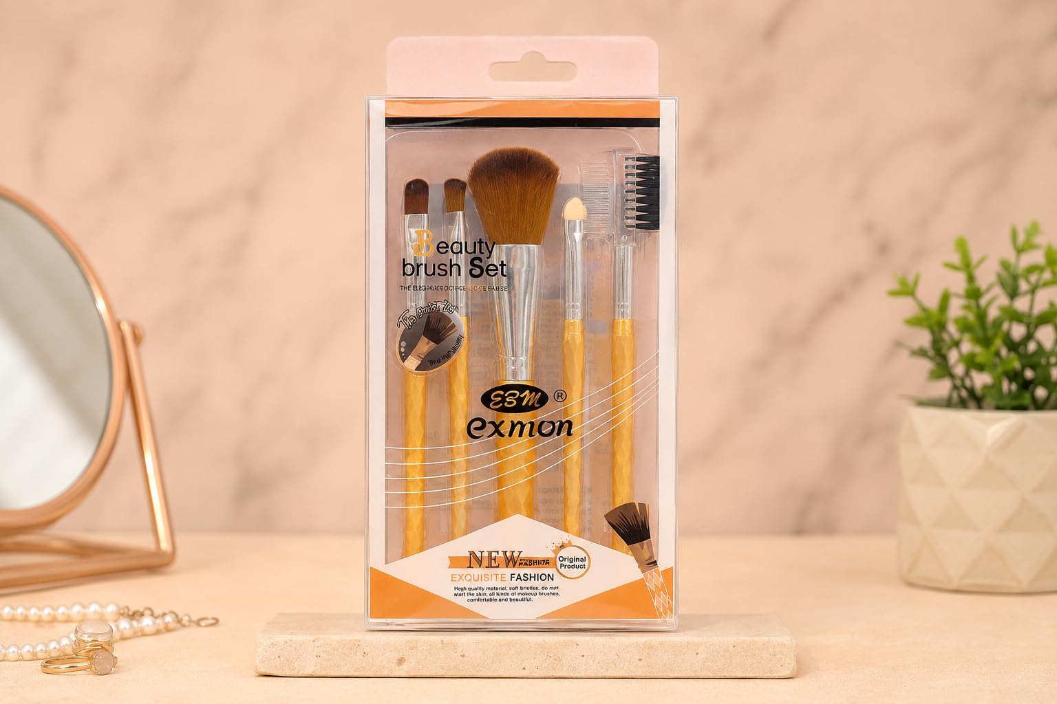 styalish profasnal fix makeup brush set of stylish profasnal makeup brush set of 5