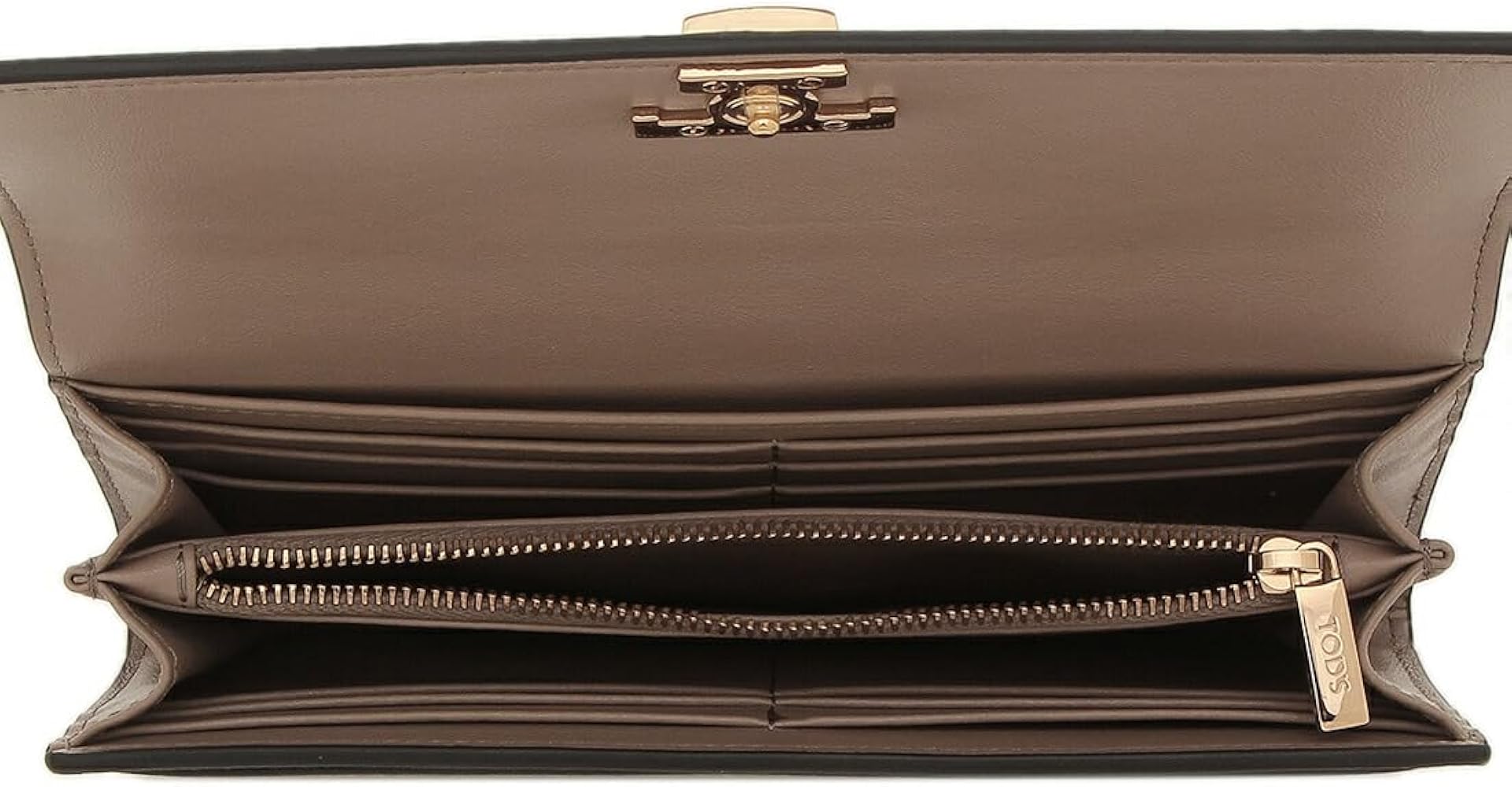 Amazon | [トッズ] 長財布 T タイムレス ブラック グレー