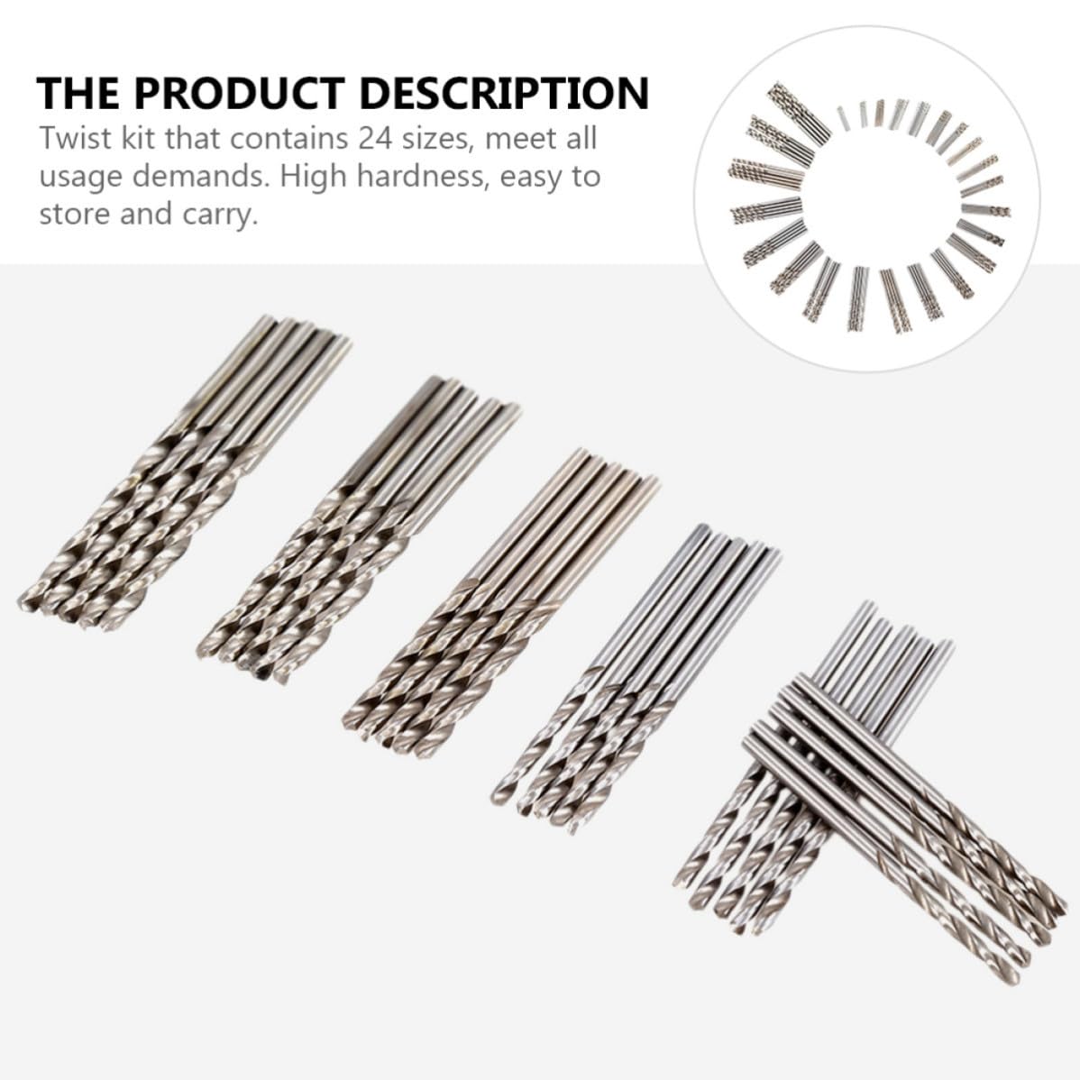 150pcs Mini Drill Bit Kit for PCB Crafts 0.4-3.2mm Hss Jewelry