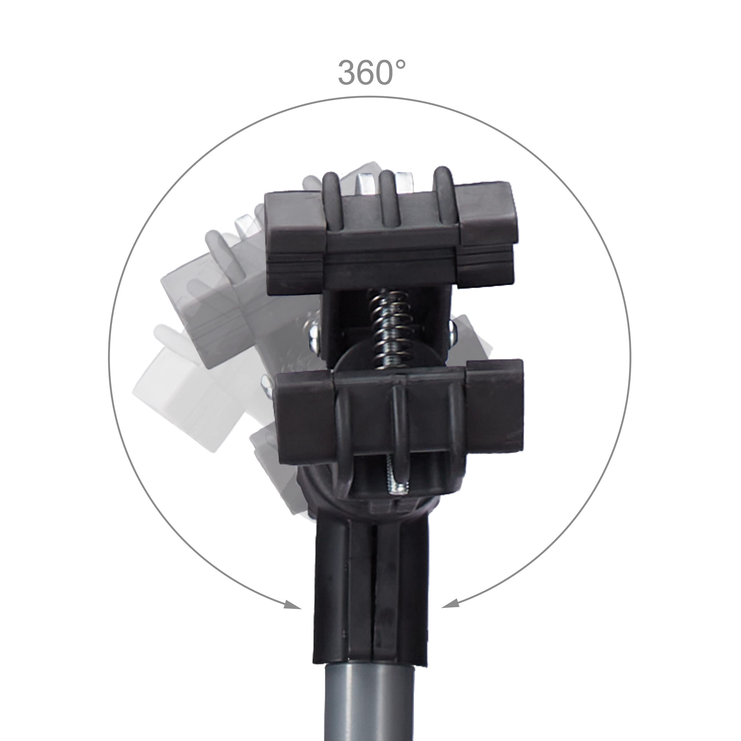 Relaxdays Pied d'atelier pour vélos, Cadres de 25 à 40mm, 30 kg Maximum, Hauteur Ajustable, Plateau à Outils, argenté