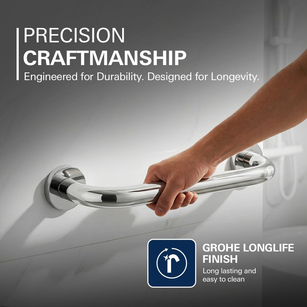 Grohe Essentials - Asidero de bañera Redondo 610 mm Ref. 40794001