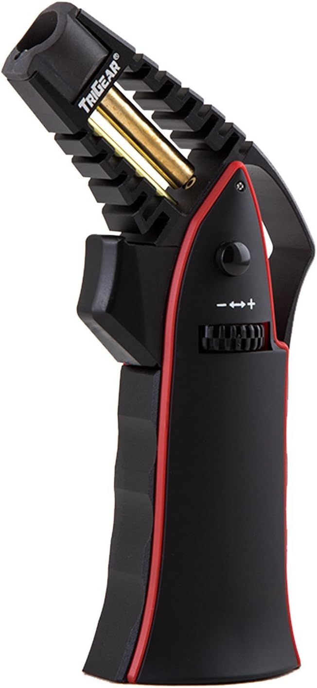 Professional Aluminum Culinary Refillable Adjustable Butane Torch Lighter for Cooking Soldering and Welding