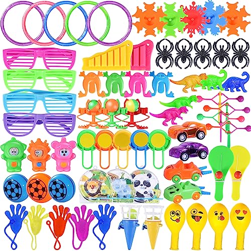Max Fun Party Toys Assortment for Kids Party Treasure Chest Prizes Box Birthday Party School Classroom Rewards Carnival Prizes Pinata Fillers Christmas Stocking Stuffers (70pcs party toys)