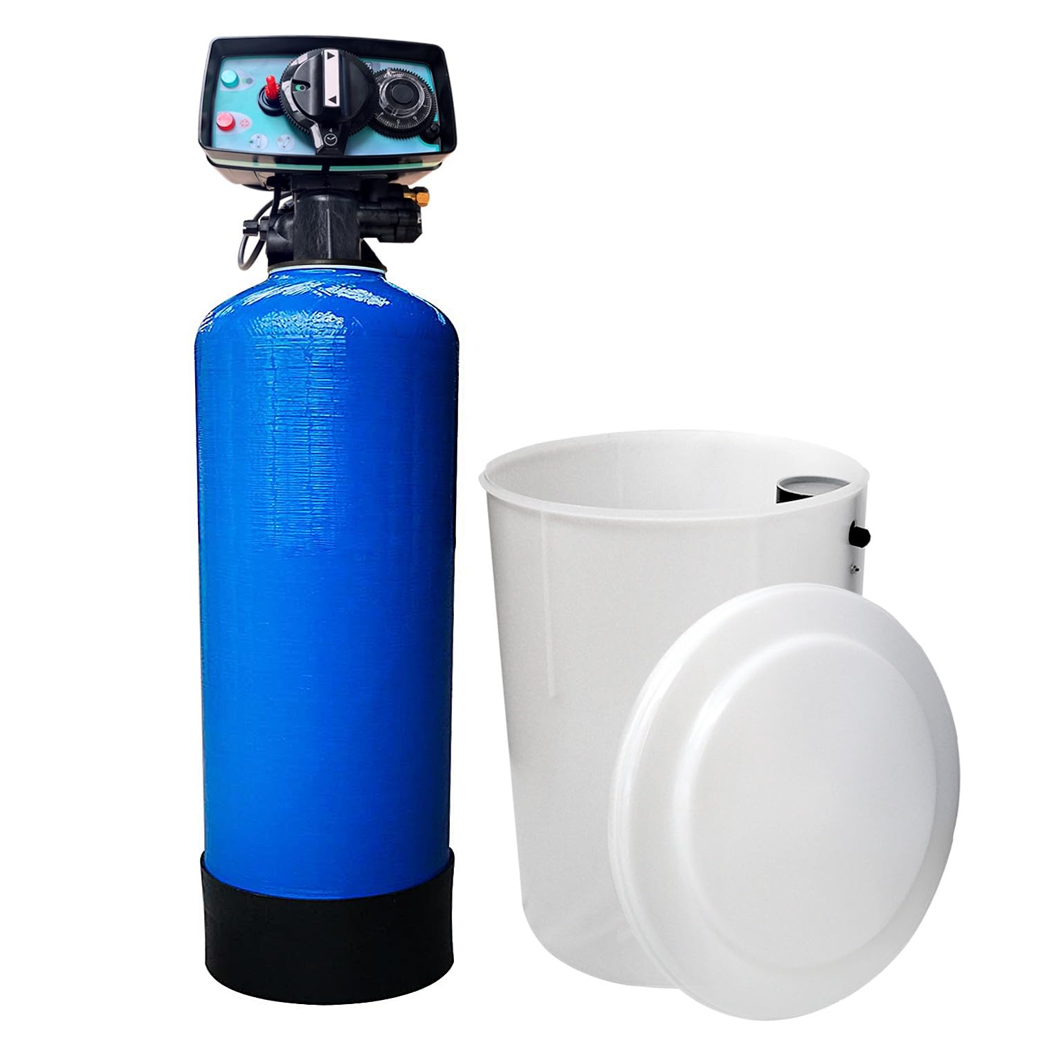 Descalcificador Bi-bloques 75l Toodo Fleck 5600 Mecánico Con Kit De Instalación Descalcificador De Agua Domestico