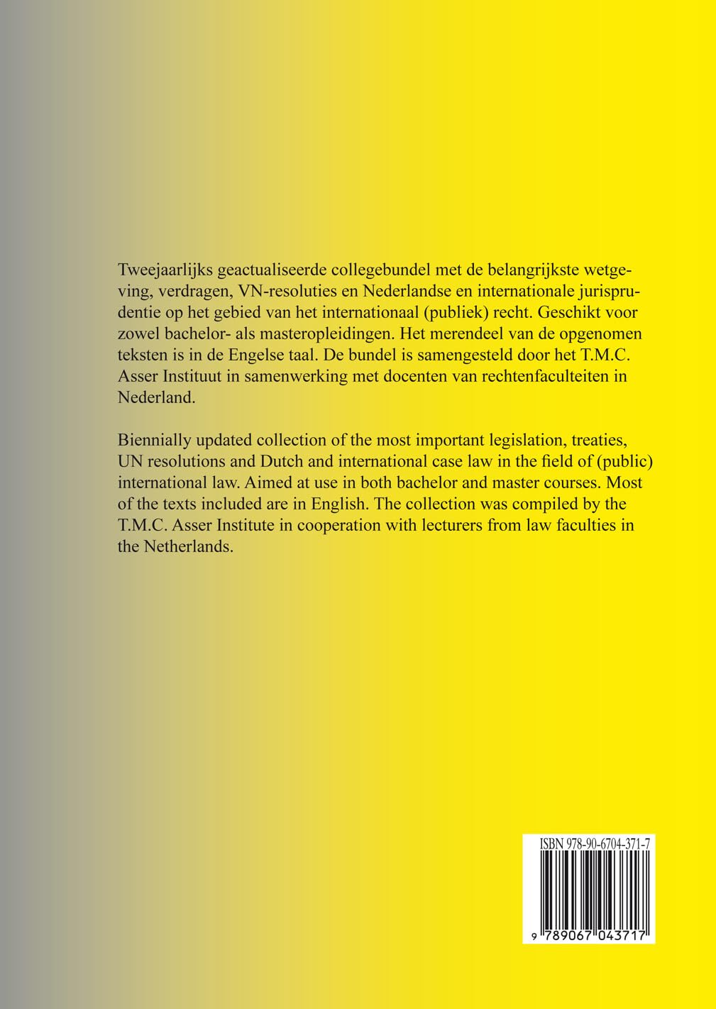 Elementair Internationaal Recht 2023 / Elementary International Law 2023