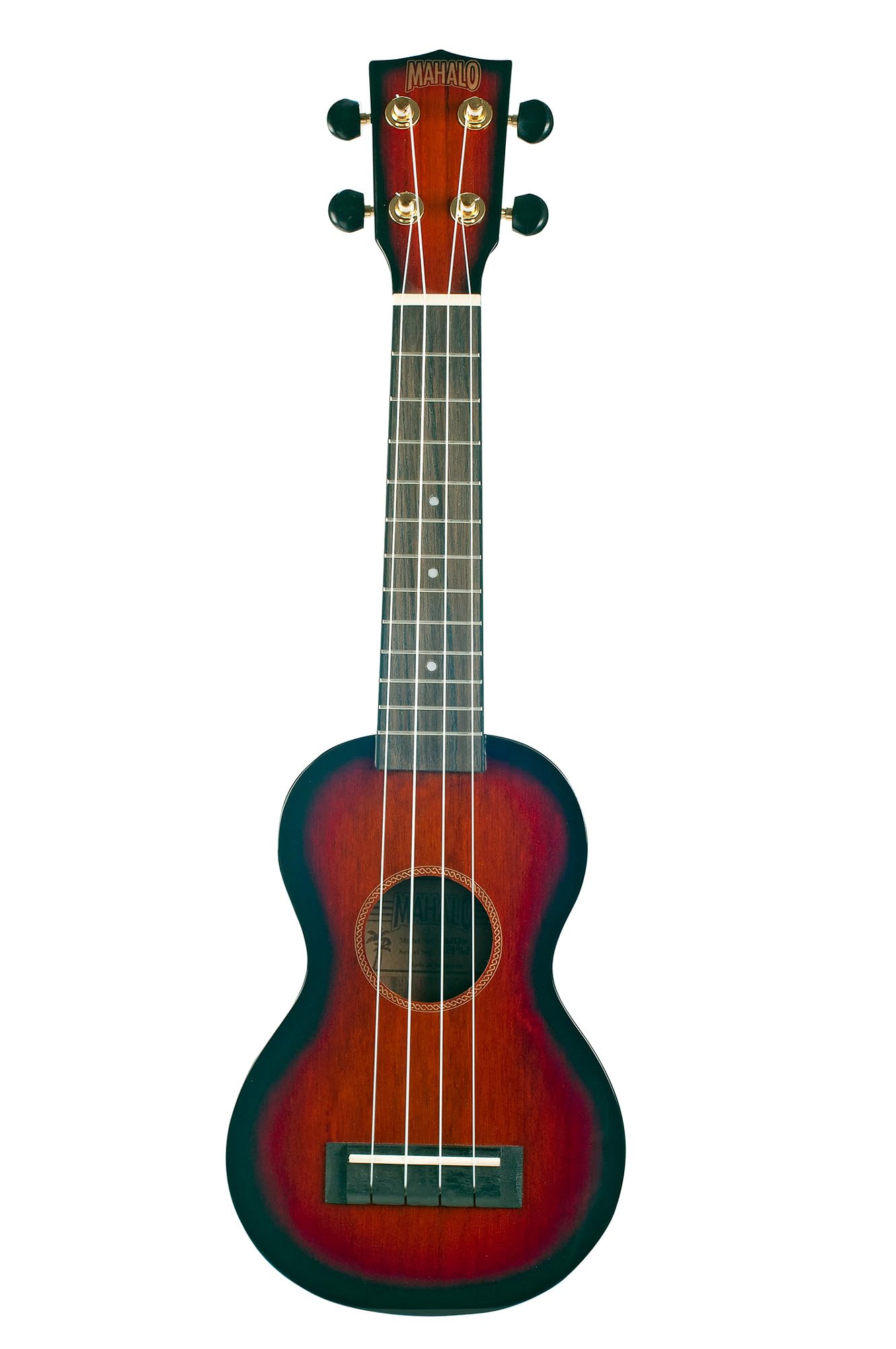 Mahalo MJ1/3TS Java Series soprano ukulele, 3-tone sunburst