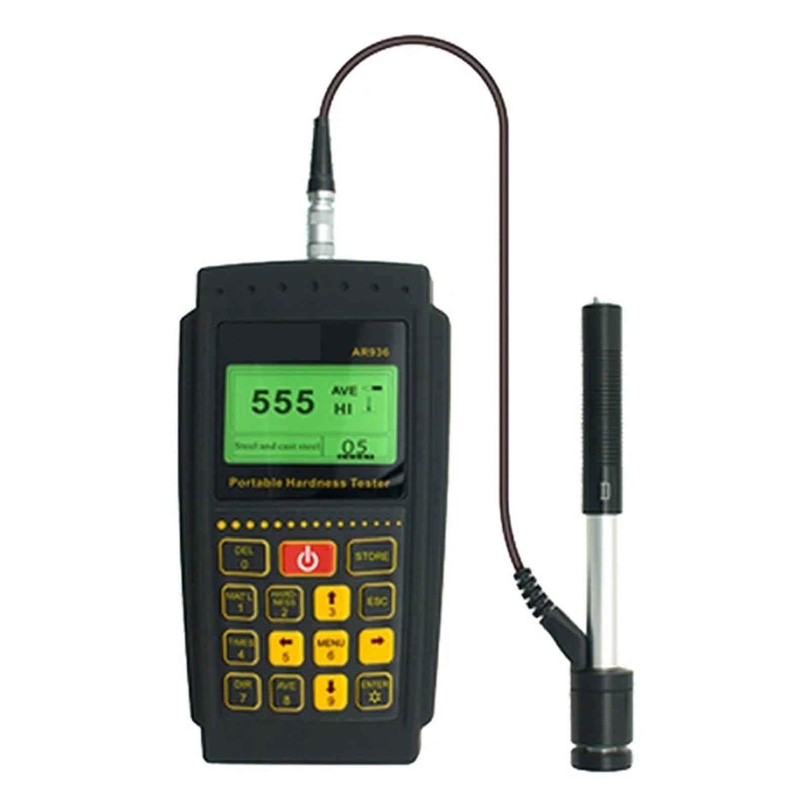 Hardness Tester, Leeb Hardness Tester Smart Sensor Digital Hardness Gauge 170-960 HLD Hardness Measurement Tool