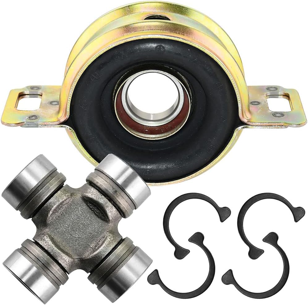 (4WD) Driveshaft Center Support Bearing Drive Compatible with Toyota Tacoma 1995-2015, Toyota T100 1993-1998, Toyota Tundra 2000-2015-Center Support Assembly