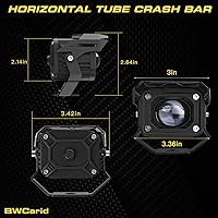 Vista 6 de Luces antiniebla de conducción auxiliar para motocicleta, proyector LED blanco, luz de trabajo de 90 W, 8000 lm, compatible con Jeep, camión, SUV