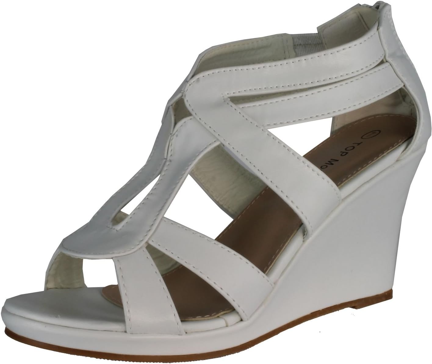 Top Moda Job-8 Platform Sandals