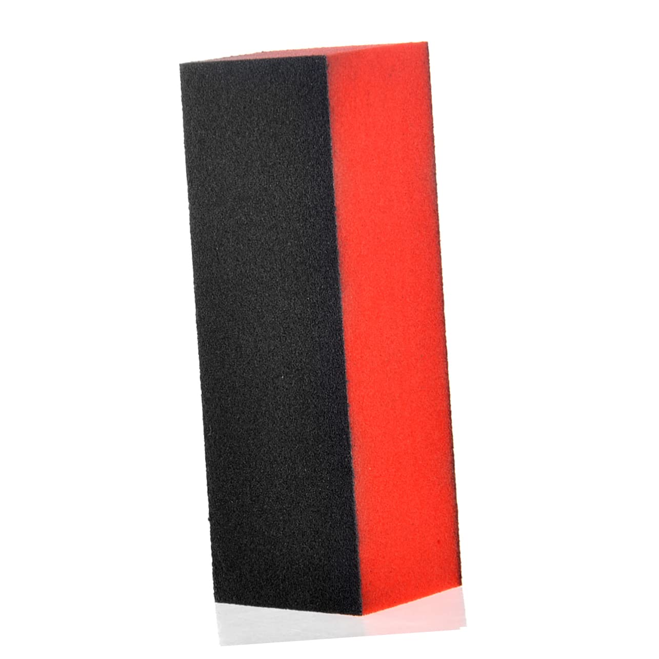 GANAZONO 10Pcs Sided Sponge Nail Files Washable Nail for Smoothing and Shaping Natural Nails Durable Black and Red Sanding Blocks for Professional Nail Care