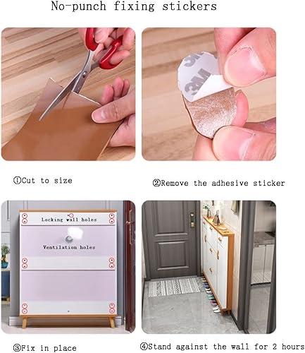 Miniatura 7 de Zapatero almacenamiento estrecho de zapatos con 3 cajones abatibles armario de almacenamiento de zapatos de entrada para tacones botas pantuflas