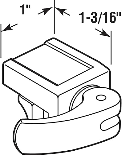 Miniatura 2 de Traba para ventana U 98091-316in Prime Line Traba para ventana de vinilo color blanco U 9809