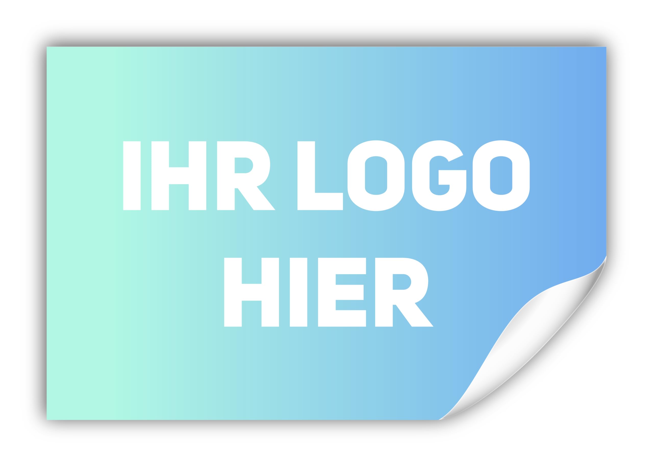 Sticker selbst gestalten mit eigenem Motiv - Individuell einsetzbar selbstklebend mit Vorschau personalisiert (100)
