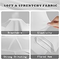 Vista 7 de Ystardream Pantalones acampanados para adolescentes y niñas, de cintura alta, talla grande, para uso diario casual