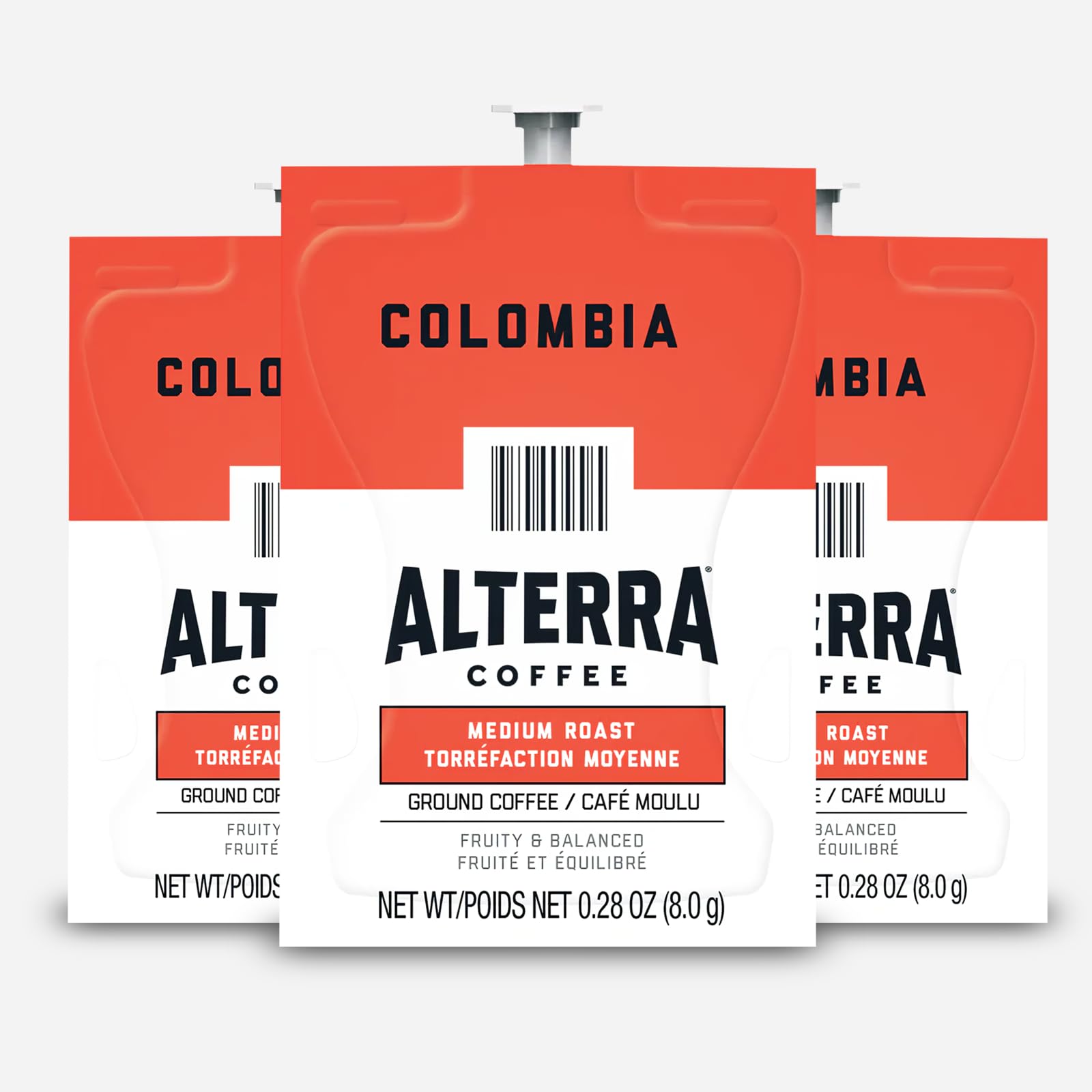 FLAVIA ALTERRA Coffee, Colombia, 20-Count Fresh Packs (Pack of 1)