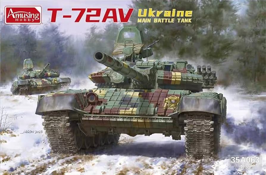 Amazon | アミュージングホビー 1/35 ウクライナ軍 T-72AV 主力戦車 Amazon | アミュージングホビー 1/35 ウクライナ軍 T-72AV 主力戦車