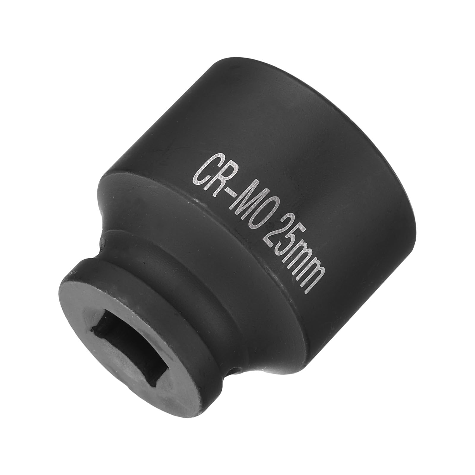 Awclub 1/2-Inch Drive 4 Point Square Impact Socket 25mm CR-MO Blackening, Metric Chamfered Female Pipe Plug Socket Tool | Professional Grade