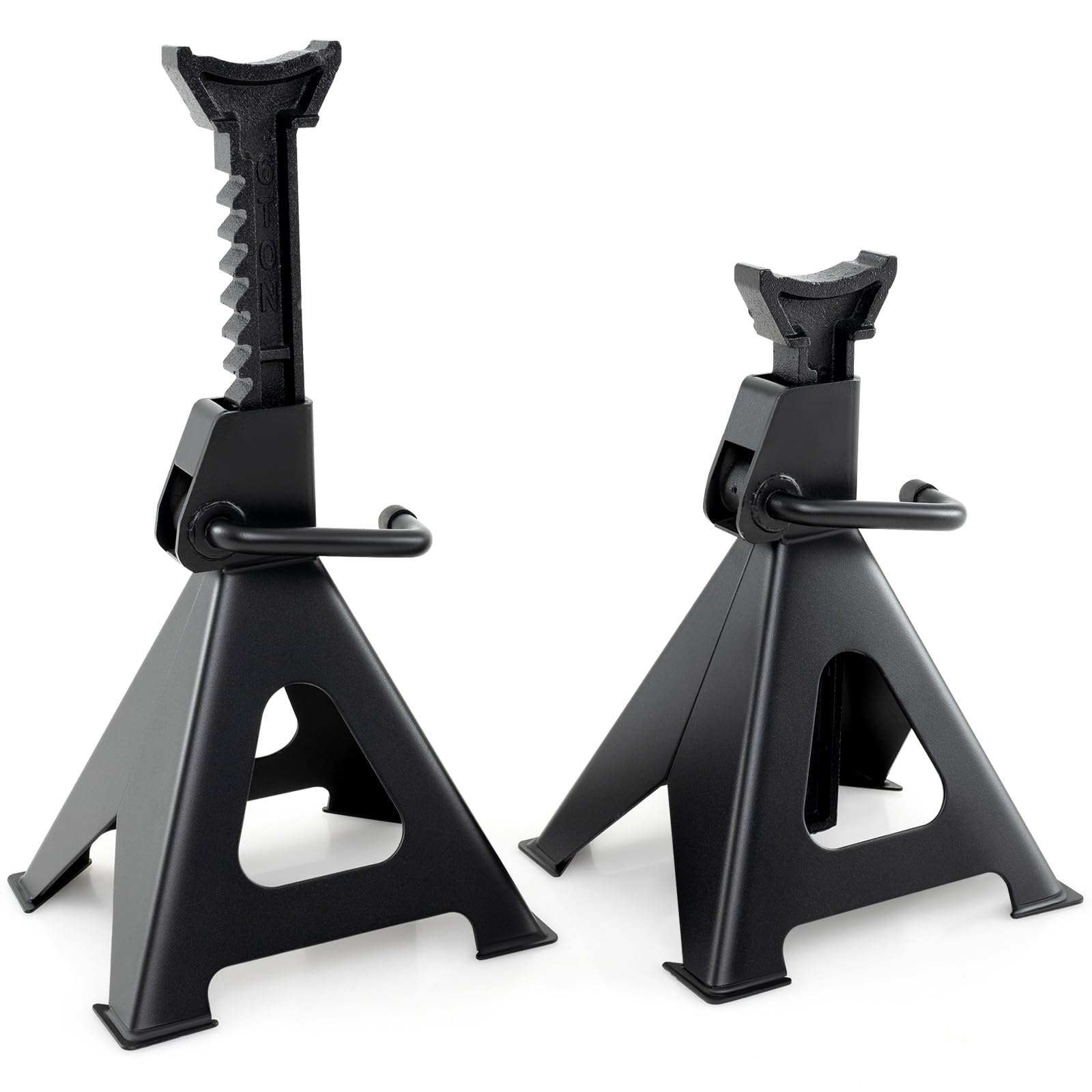 Toolsempire 6 Ton Jack Stands, 2 Pieces Under Hoist Jack Stand Adjustable Lift Jack, Heavy Duty Steel Jack for Car, Truck, Small SUV & Boat Trailer