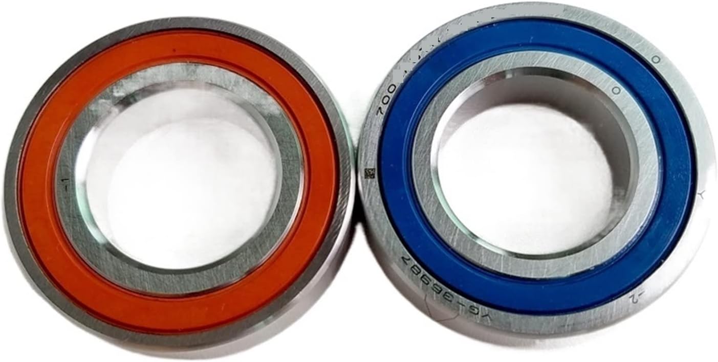 Youngran 1 Pair 7003 H7003C 2RZ P4 DB DT A 17X35X10 Sealed Angular Contact Bearings Speed Spindle Bearings CNC ABEC-7 Leisurely (Inner Diameter : H7003C-2RZ-P4-DTA)