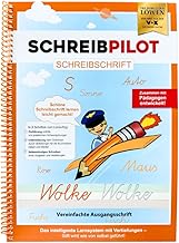 Schreibpilot Heft Schreibschrift DIN-A4 orange: mit Bleistift/Radiergummi