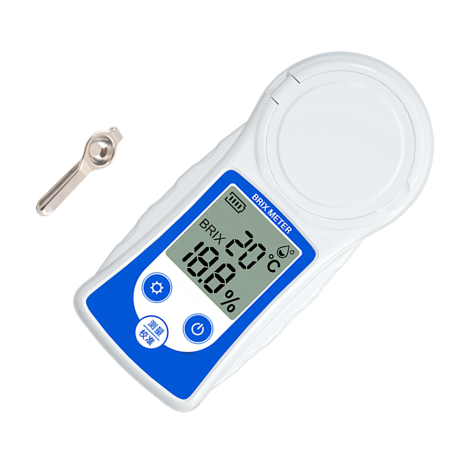 Uqezagpa Professional 0 55 Sugar Content Device For Accurate Reading In Fruits And Liquids Beverage Sugar Detector