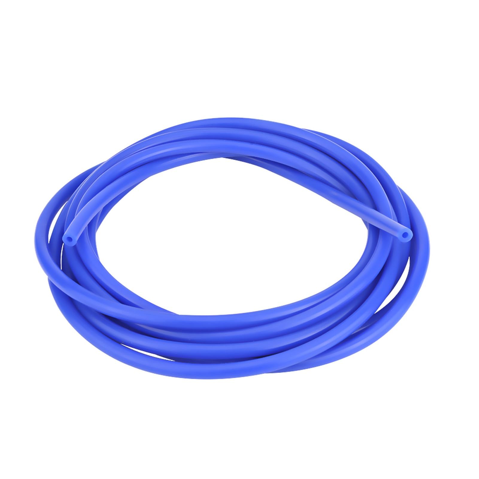 Tubo Flessibile in Silicone 4mm per Vuoto - Alta Temperatura 5 Metri per Raccordi o Uscita di Ingresso (Blu)