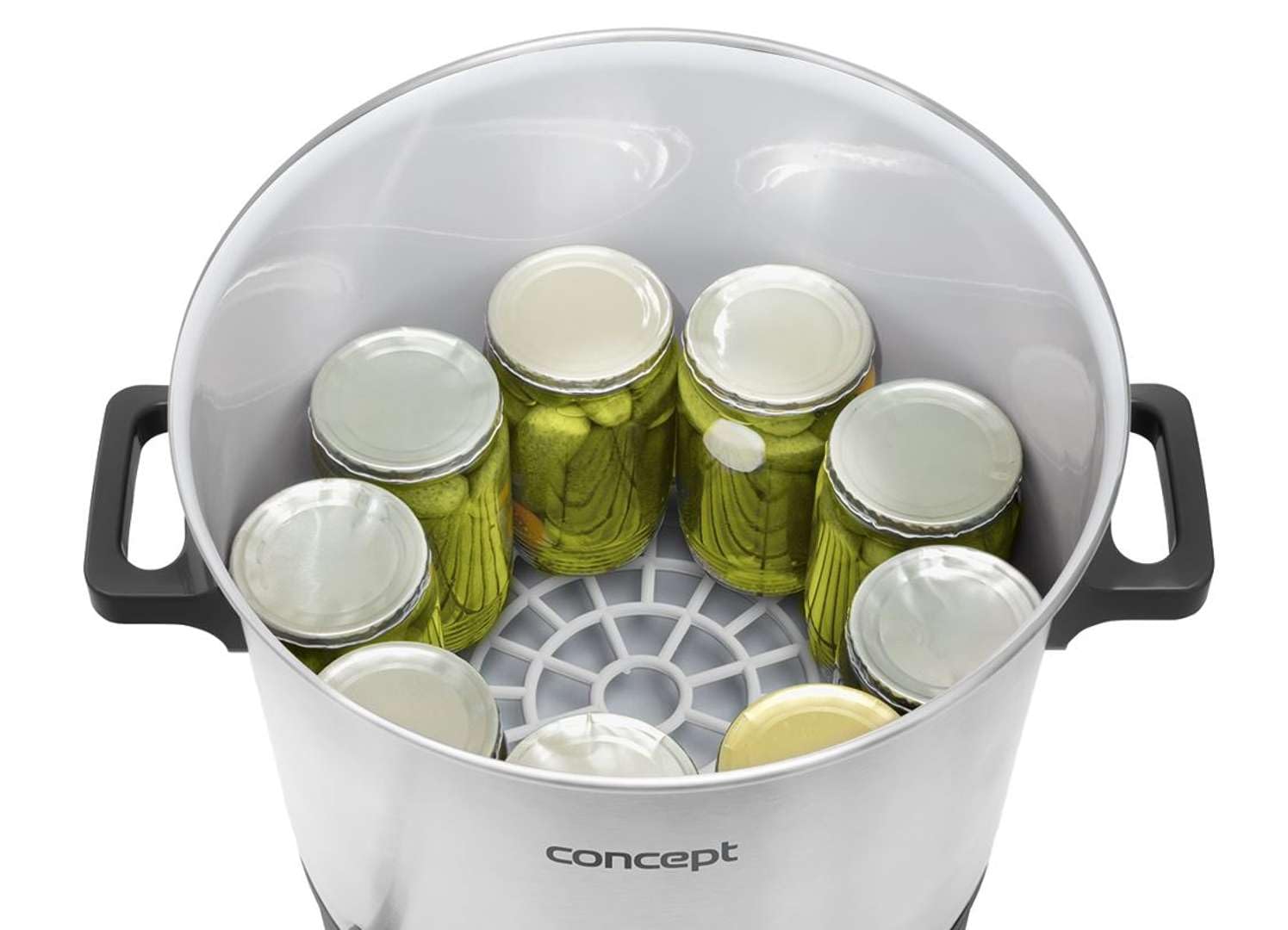 Concept Elettrodomestici ZH0030 einkoch pentola in acciaio inox, con Timer, utilizzabile come il distributore di bibite Dispenser/Distributore di vin brulé, 27 L, 2000 W, 39 x 63 cm