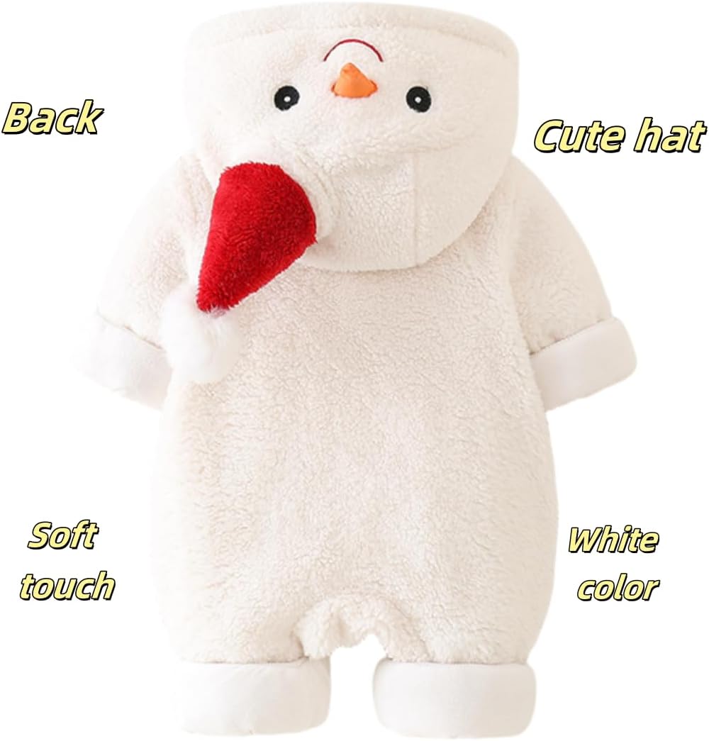 Newborn Baby Onesie Outfit Suit Girls Boys Snowsuit Bodysuit Infant One Piece Kids without Shoes